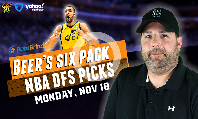 DraftKings, FanDuel and Yahoo NBA Six-Pack: Monday, November 18th