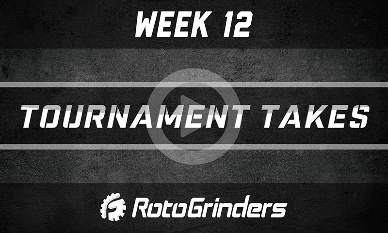 Week 12: 2019 NFL Daily Fantasy Tournament Takes Podcast