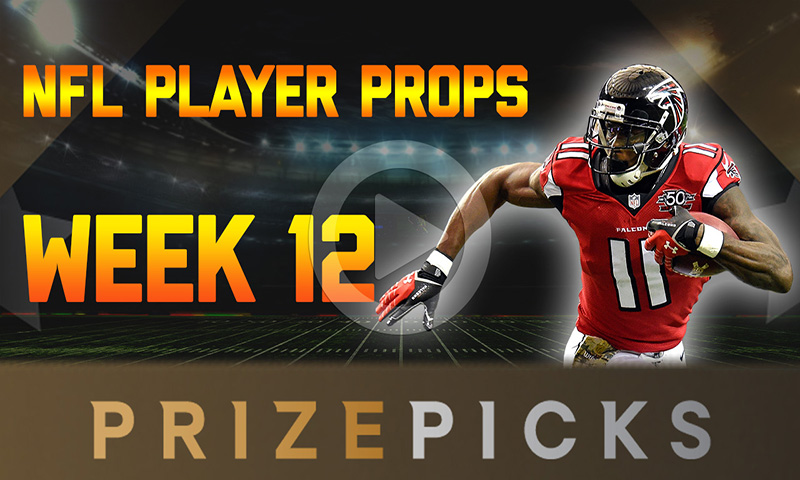 NFL Week 12 Player Props - PrizePicks