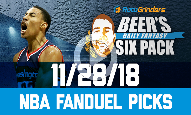 FanDuel NBA Six-Pack: Wednesday, November 28th