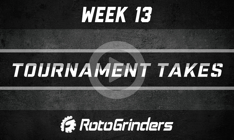 Week 13: 2019 NFL Daily Fantasy Tournament Takes Podcast