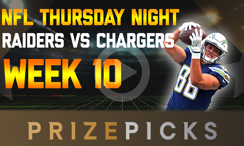 NFL Week 10 Thursday Night Player Props - PrizePicks