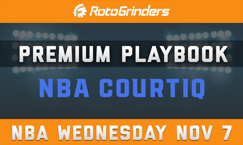 MrTuttle's Premium Playbook - CourtIQ: Wednesday, November 7th