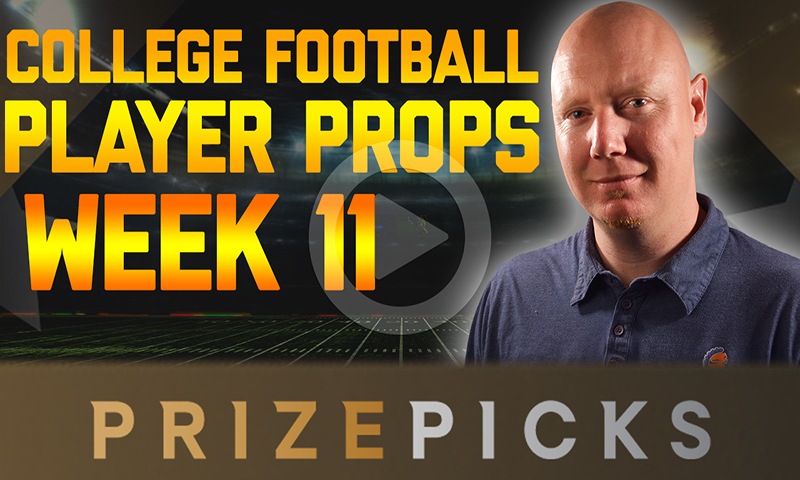 College Football Week 11 Player Props