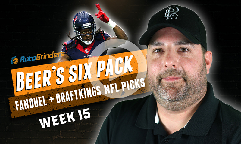 FanDuel and DraftKings NFL Six-Pack: Week 15