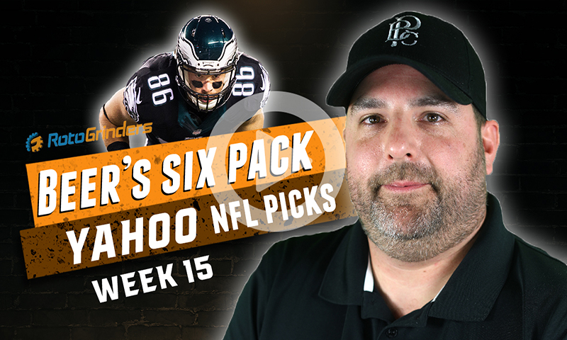 Yahoo NFL Six-Pack: Week 15