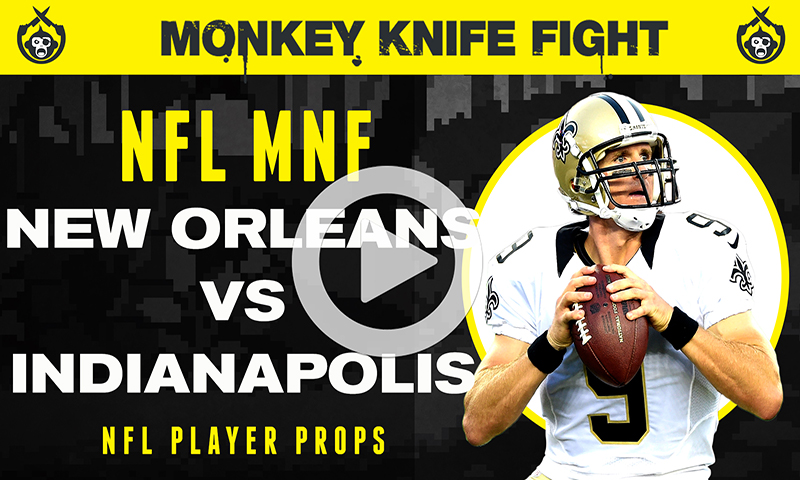 NFL Player Props - Monkey Knife Fight: Week 15 Monday Night Football