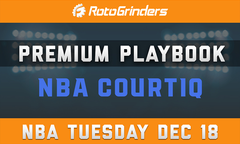 BritDevine's Premium Playbook - CourtIQ: Tuesday, December 18th