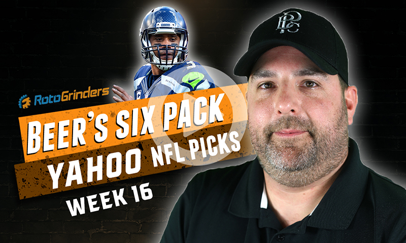 Yahoo NFL Six-Pack: Week 16