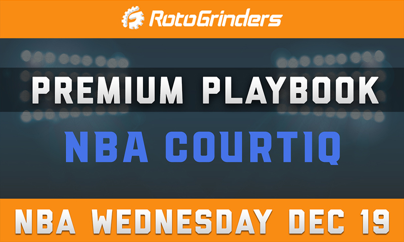 BritDevine's Premium Playbook - CourtIQ: Wednesday, December 19th