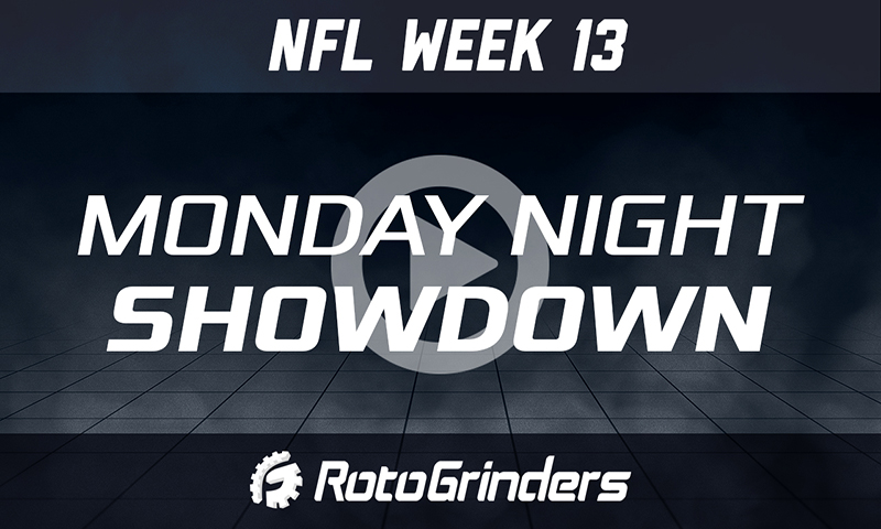 NFL Week 13 MNF Showdown Lineup Builder with BigT44 & headChopper