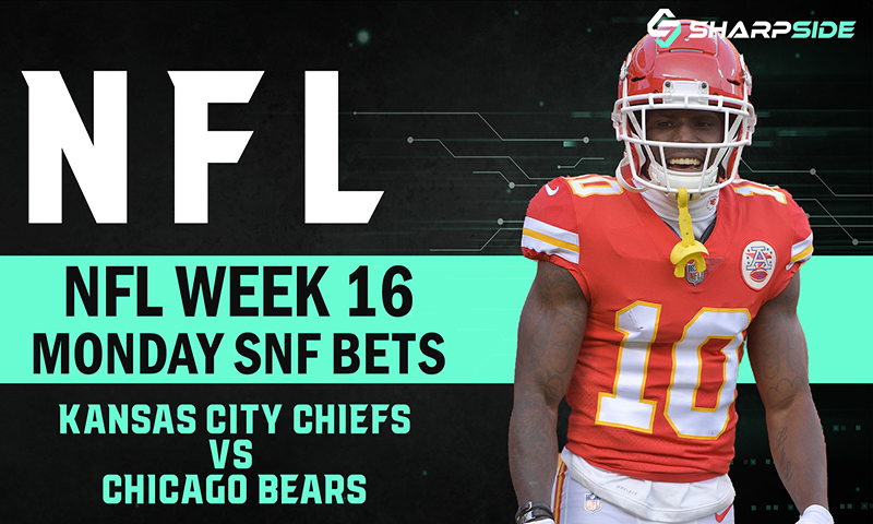 NFL WEEK 16 SUNDAY NIGHT FOOTBALL BETTING PICKS l KANSAS CITY CHIEFS VS CHICAGO BEARS
