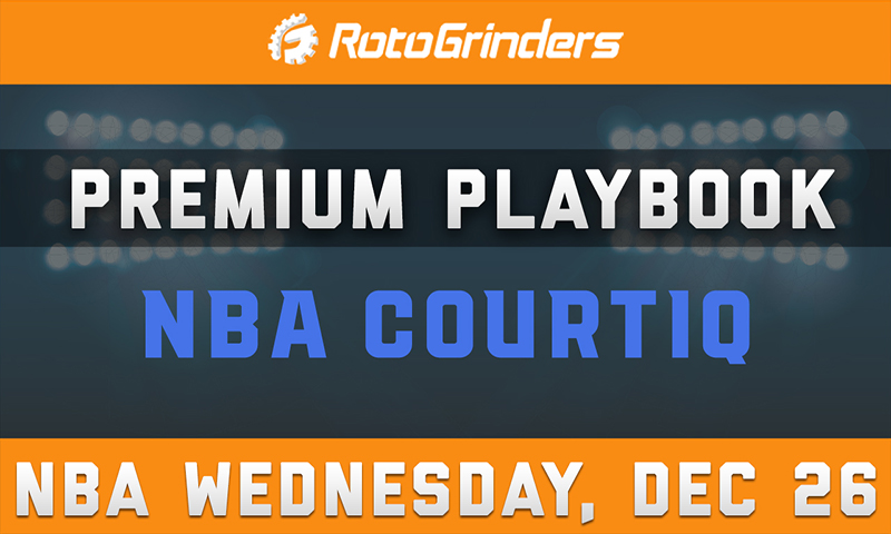 BritDevine's Premium Playbook - CourtIQ: Wednesday, December 26th