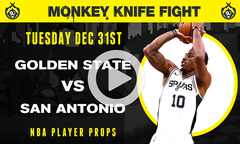 NBA Player Props - Monkey Knife Fight: 12-31-19