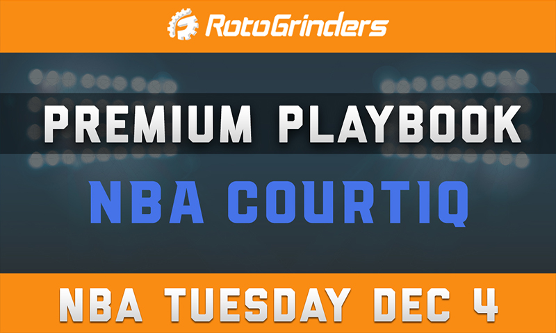 MrTuttle's Premium Playbook - CourtIQ: Tuesday, December 4th