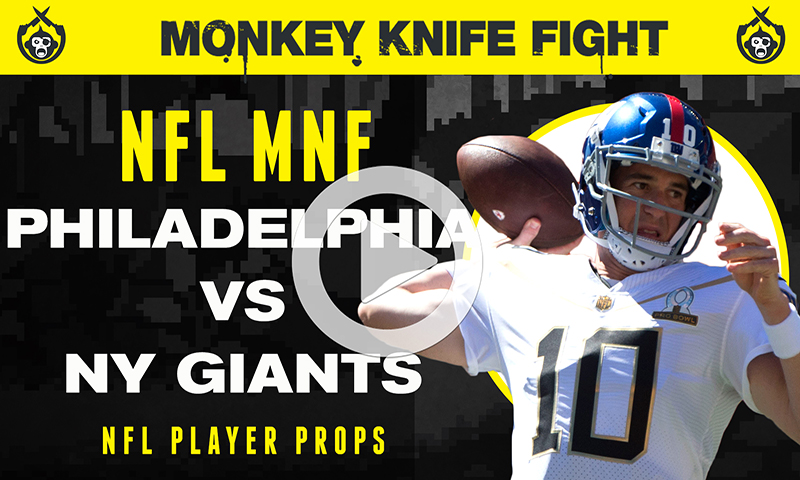 NFL Player Props - Monkey Knife Fight: Week 14 Monday Night Football