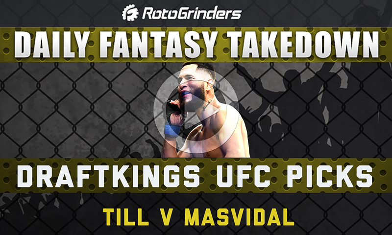 Daily Fantasy Takedown - UFC Fight Night 147 - Till v Masvidal
