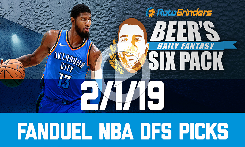FanDuel NBA Six-Pack: Friday, February 1st
