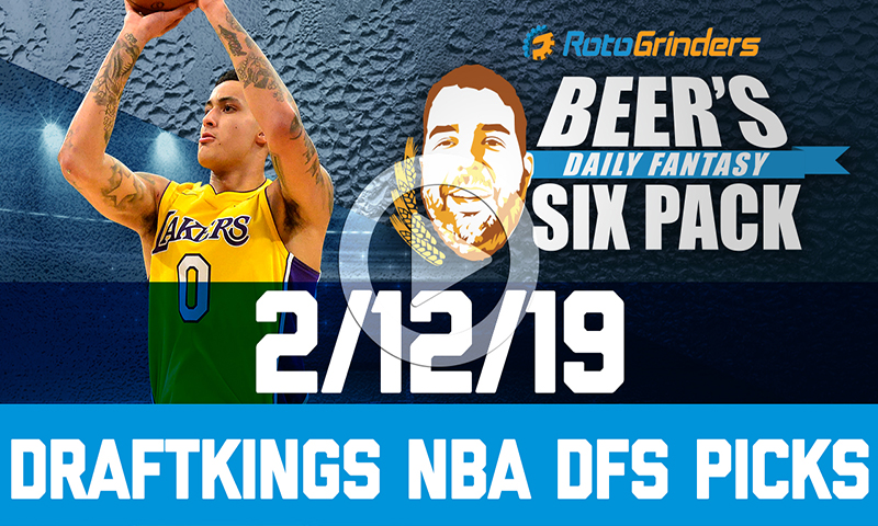 DraftKings NBA Six-Pack: Tuesday, February 12th