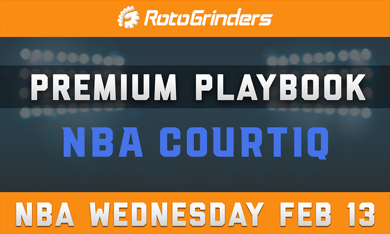 Brit Devine's Premium Playbook - CourtIQ: Wednesday, February 13th