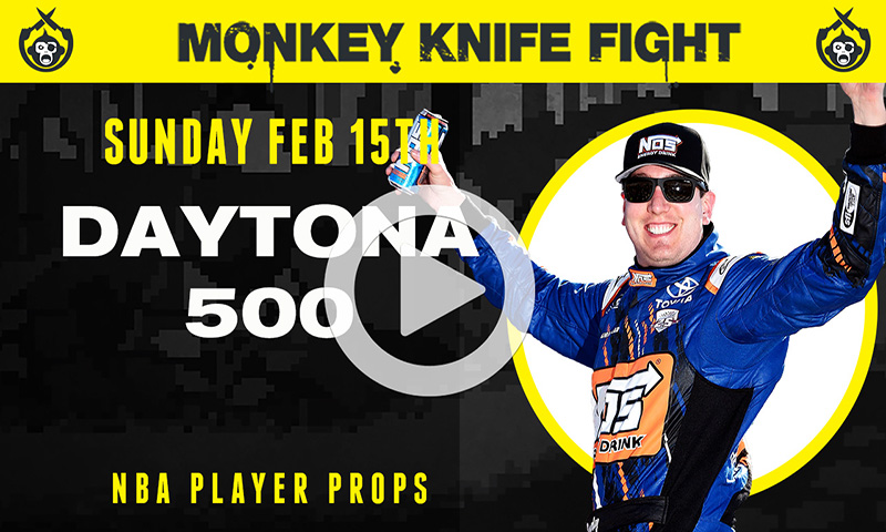 NASCAR Player Props - Monkey Knife Fight: Daytona 500