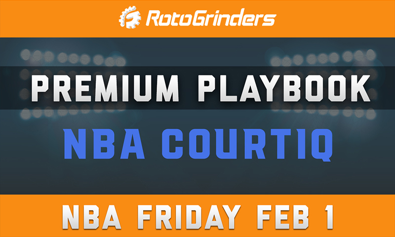MrTuttle05's Premium Playbook - CourtIQ: Friday, February 1st