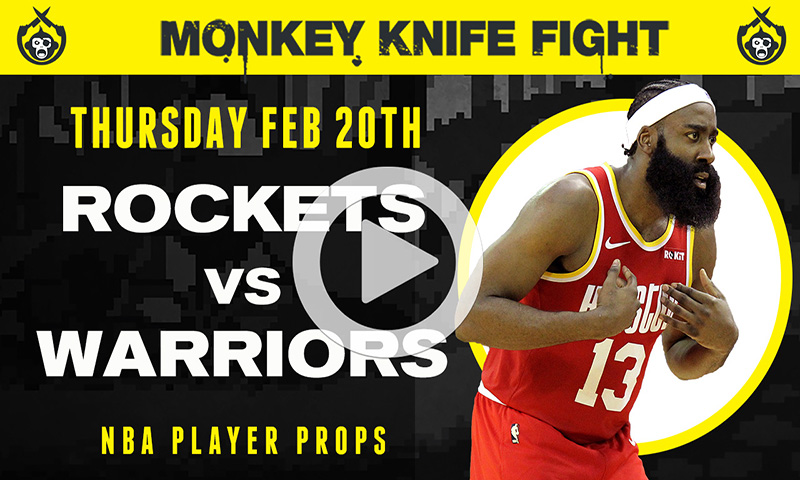 NBA Player Props - Monkey Knife Fight: 2-20-20