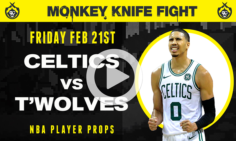 NBA Player Props - Monkey Knife Fight: 2-21-20
