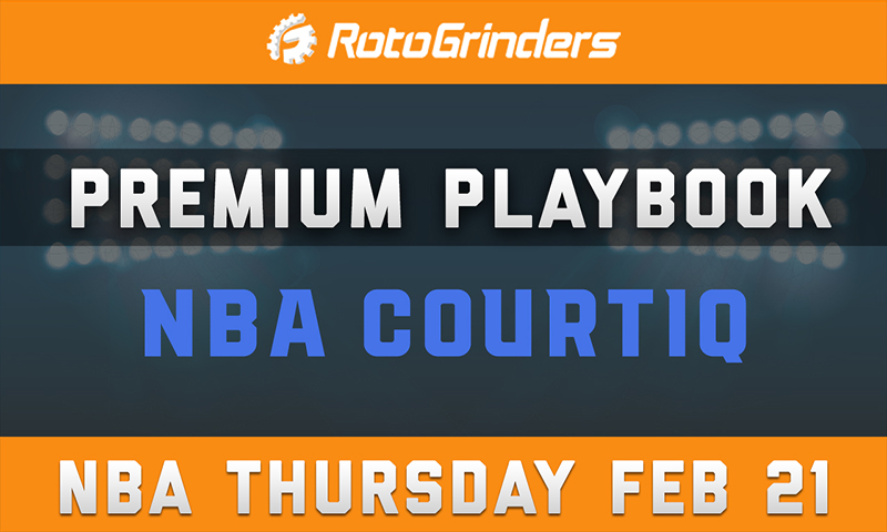 MrTuttle05's Premium Playbook - CourtIQ: Thursday, February 21st