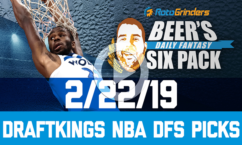 DraftKings NBA Six-Pack: Friday, February 22nd