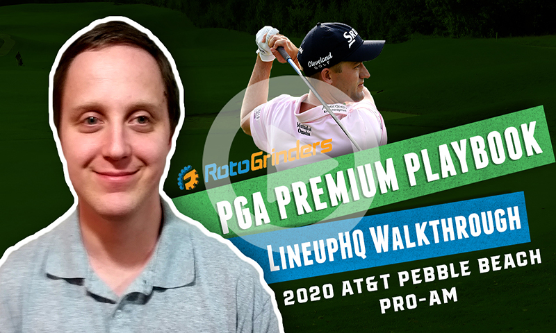 PGA LineupHQ Walkthrough: 2020 AT&T Pebble Beach Pro-Am