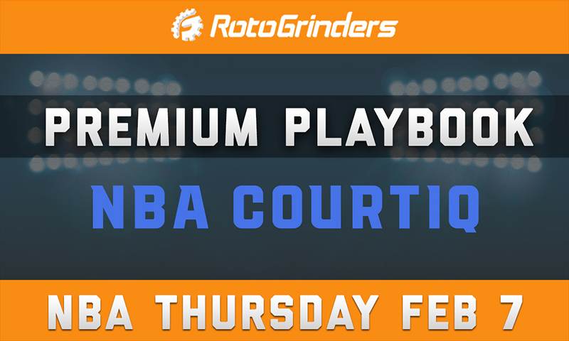 MrTuttle05's Premium Playbook - CourtIQ: Thursday, February 7th