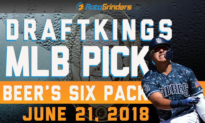 MLB Six-Pack: Thursday, June 21st