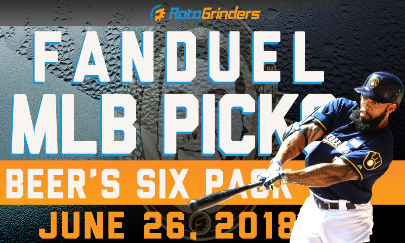 MLB Six-Pack: Tuesday, June 26th