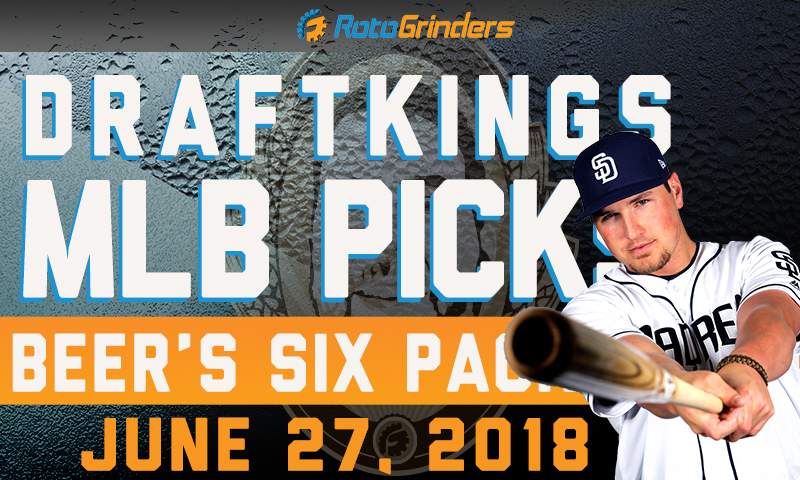 MLB Six-Pack: Wednesday, June 27th