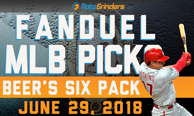 MLB Six-Pack: Friday, June 29th