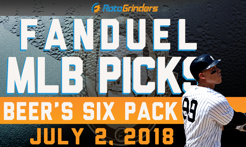 MLB Six-Pack: Monday, July 2nd