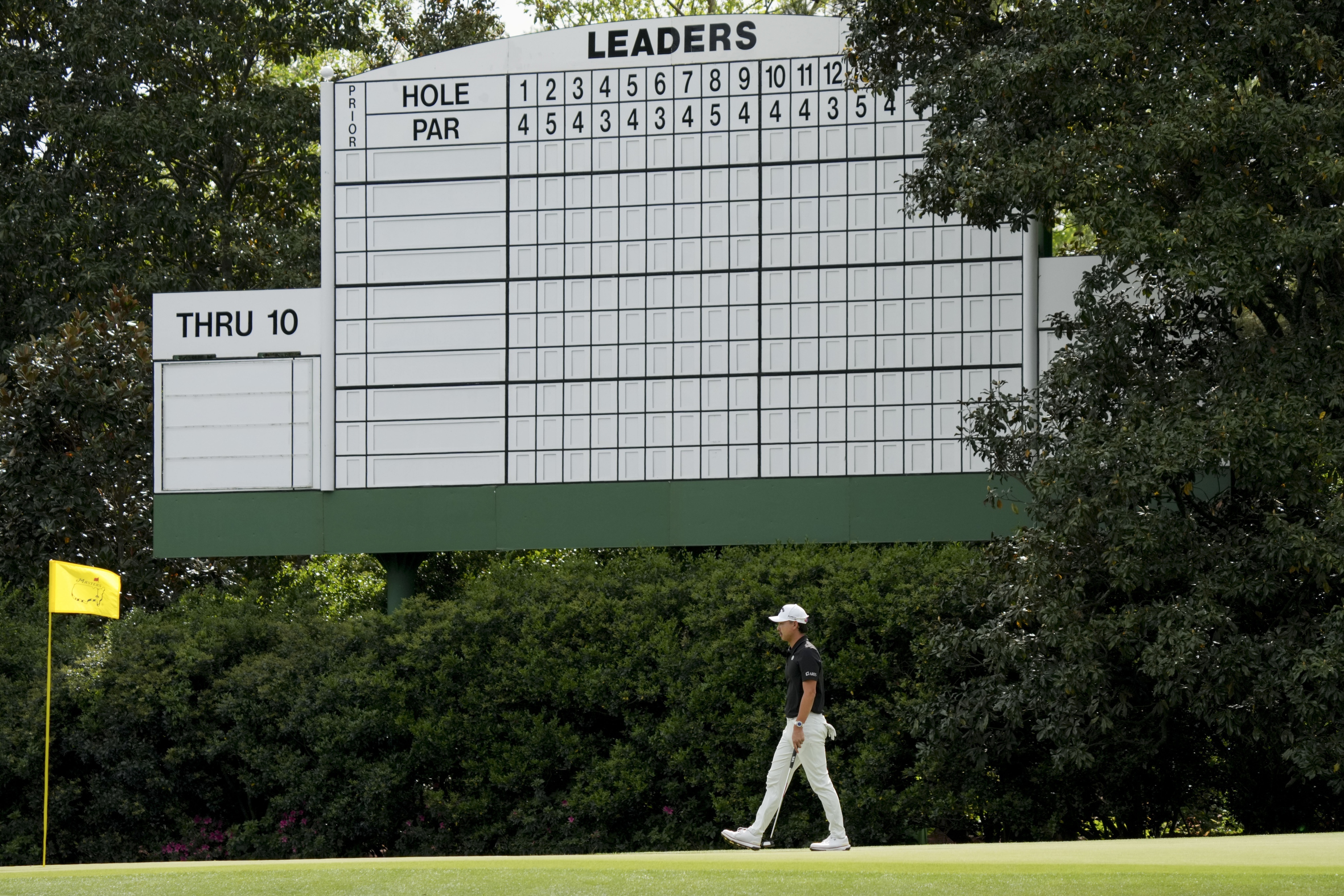 Masters leaderboard at Augusta National