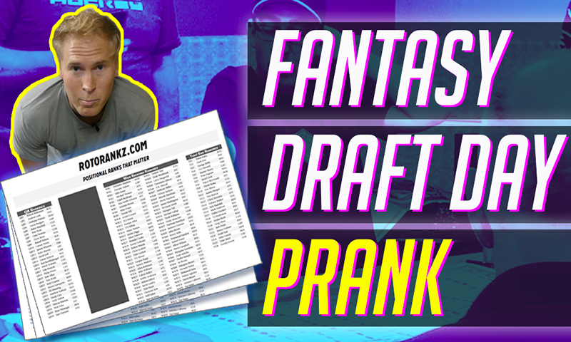 Fantasy Football Draft Day Pranks: Zero RB Edition