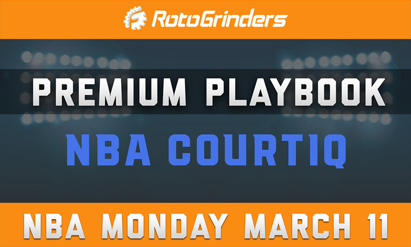 Premium Playbook: Monday, March 11th