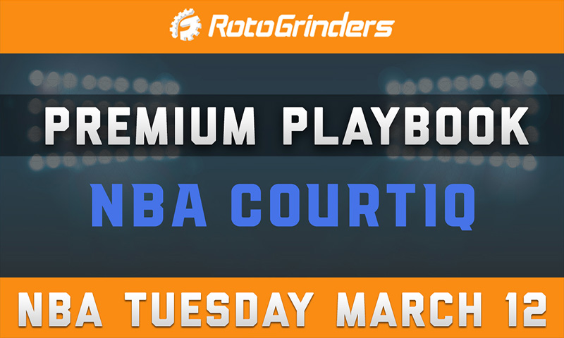 Premium Playbook: Tuesday, March 12th