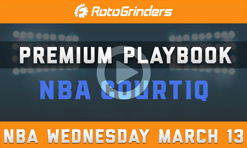Premium Playbook: Wednesday, March 13th