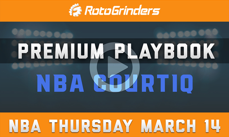 Premium Playbook - CourtIQ: Thursday, March 14th