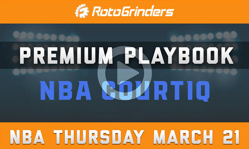 Premium Playbook: Thursday, March 21st