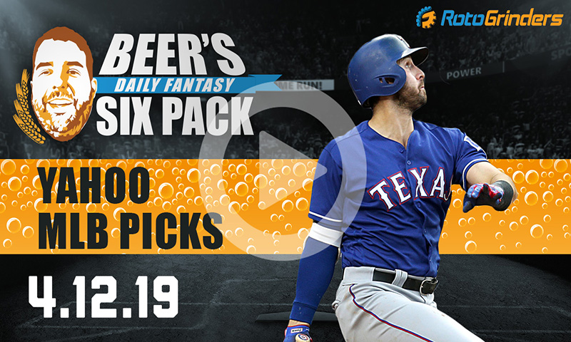 Yahoo MLB Six-Pack: Friday, April 12th