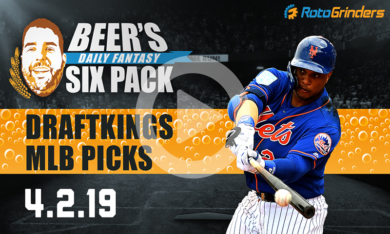 DraftKings MLB Six-Pack: Tuesday, April 2nd
