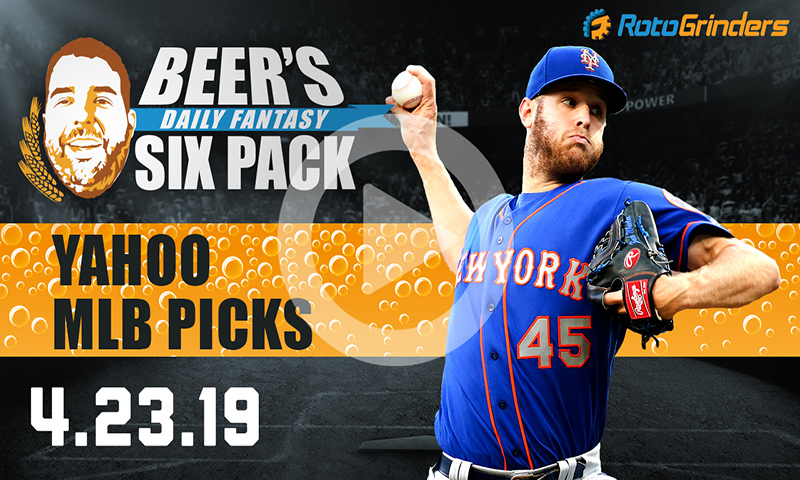 Yahoo MLB Six-Pack: Tuesday, April 23rd