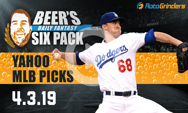 Yahoo MLB Six-Pack: Wednesday, April 3rd