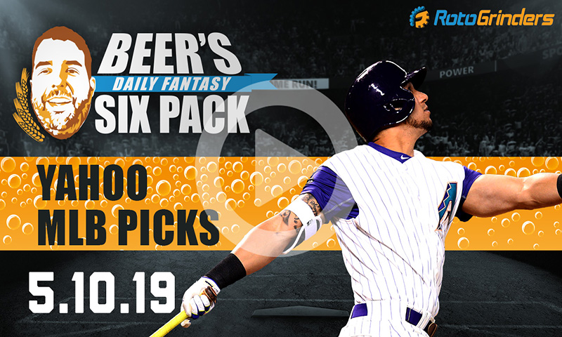 Yahoo MLB Six-Pack: Friday, May 10th