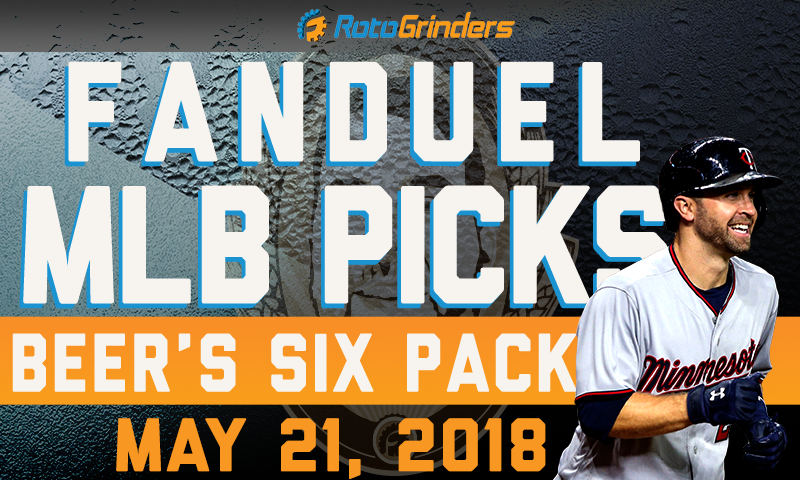 MLB Six-Pack: Monday, May 21st